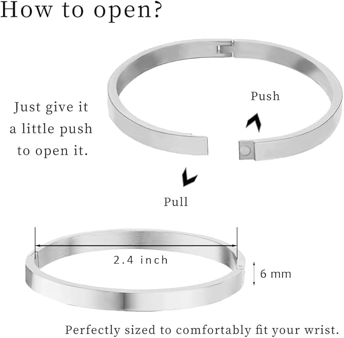 Solid State Kada Bracelet Silver