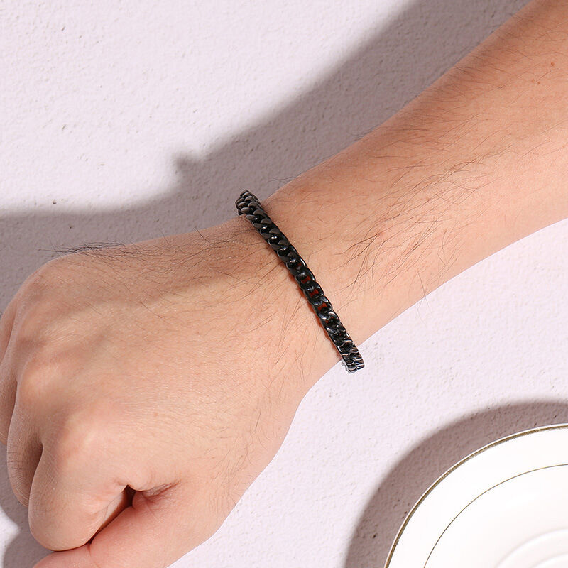Fox Tail Bracelet Black