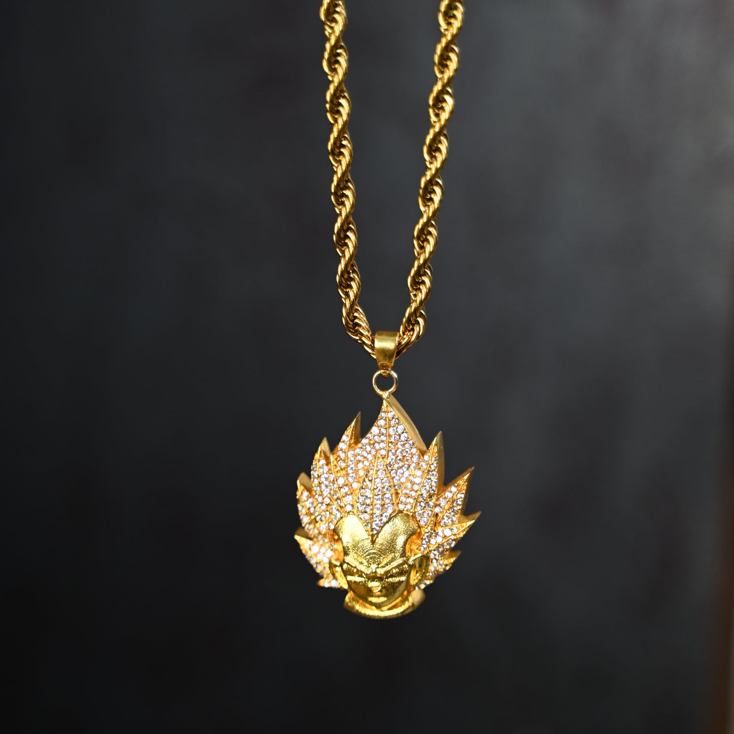 Vegeta Rope Chain Necklace