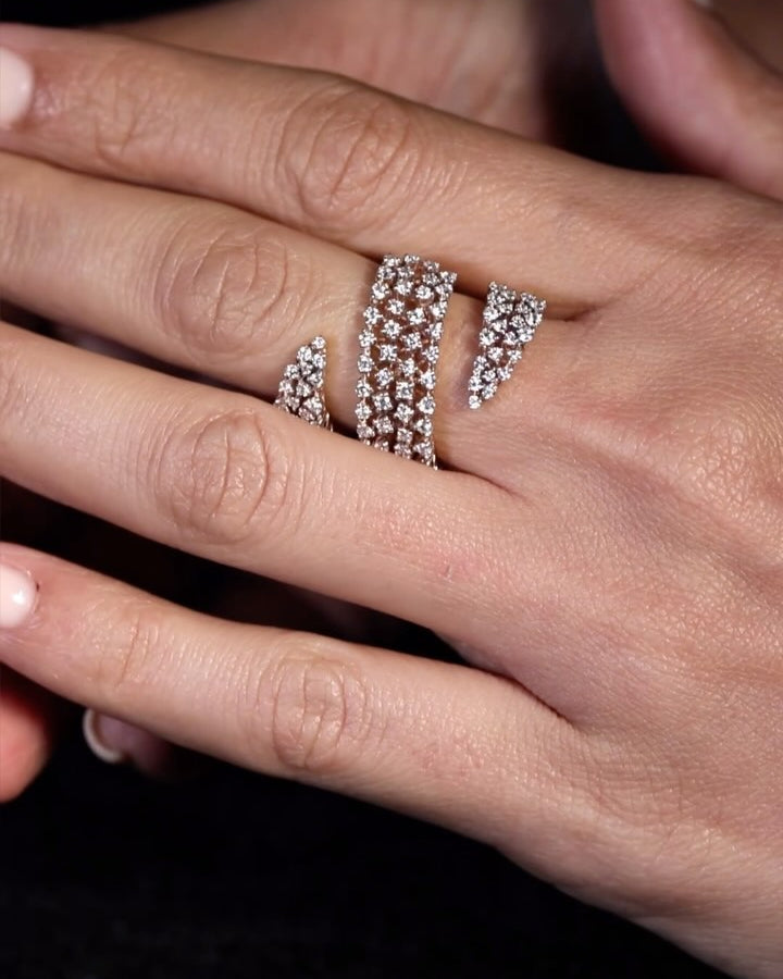 925 Silver Swirl Ring