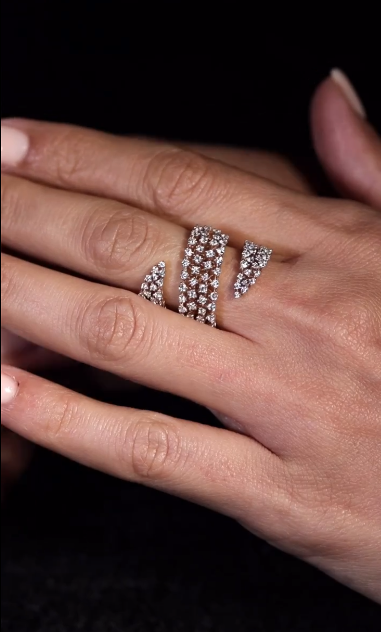 925 Silver Swirl Ring