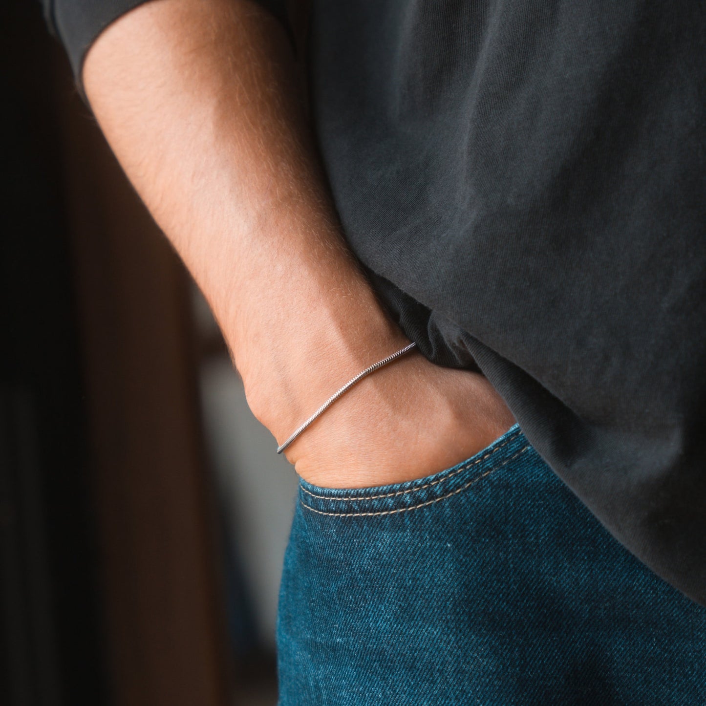 Unisex Threadline Brace (925 Sterling Silver)