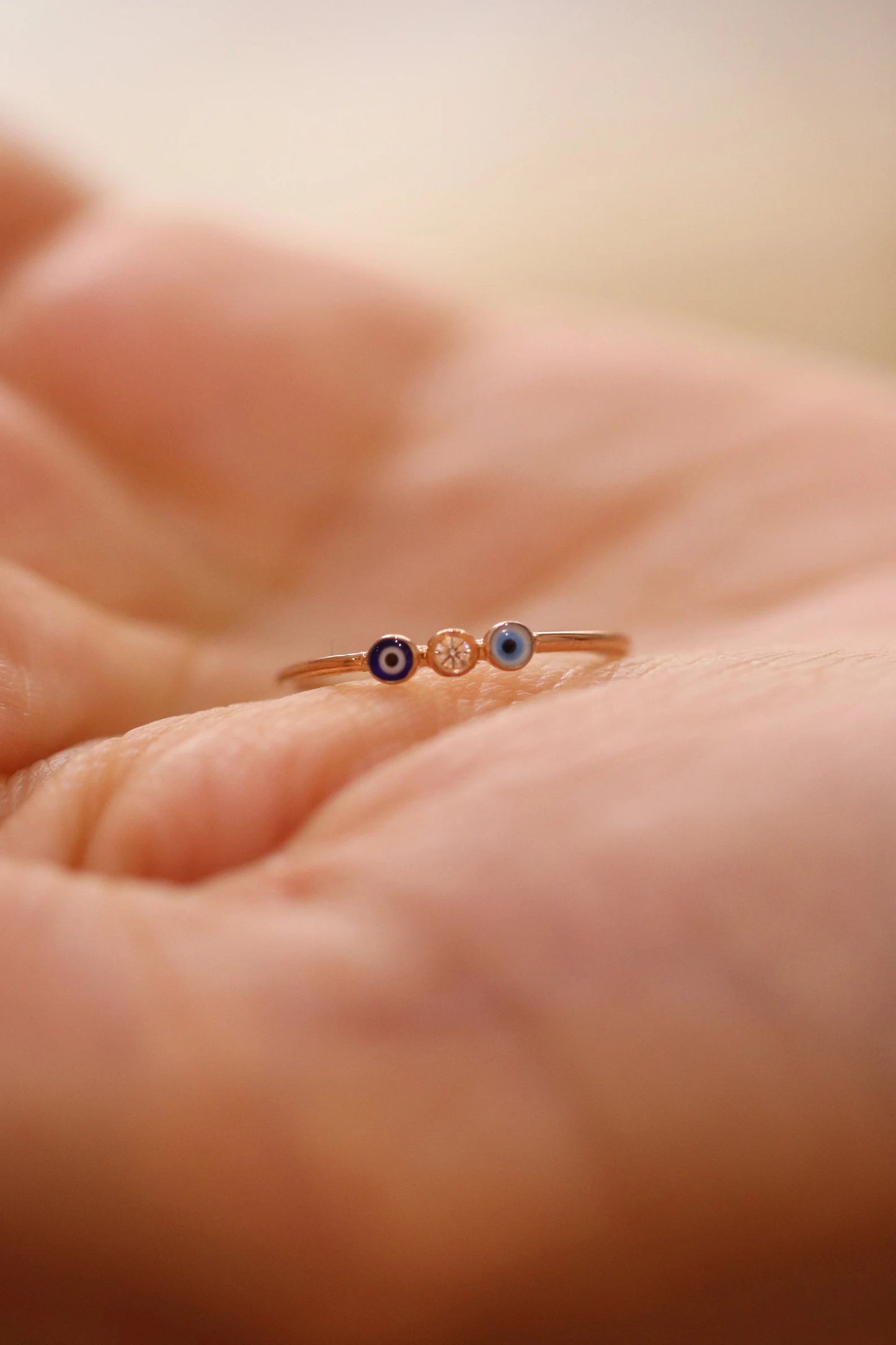 925 Sterling Silver Evil Eye Ring