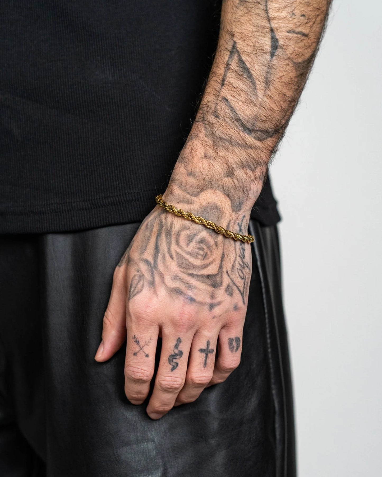Gold Rope Chain Bracelet