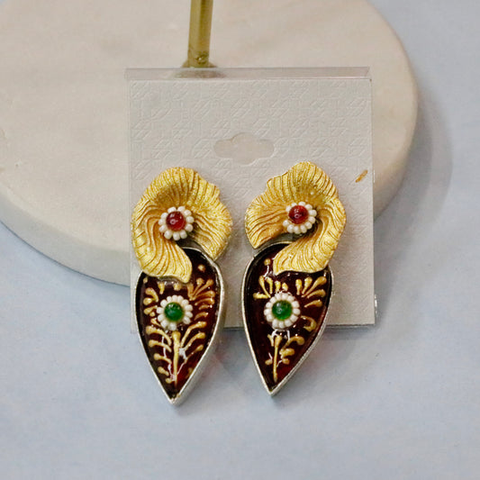 Argala Silver Jhumka Earrings