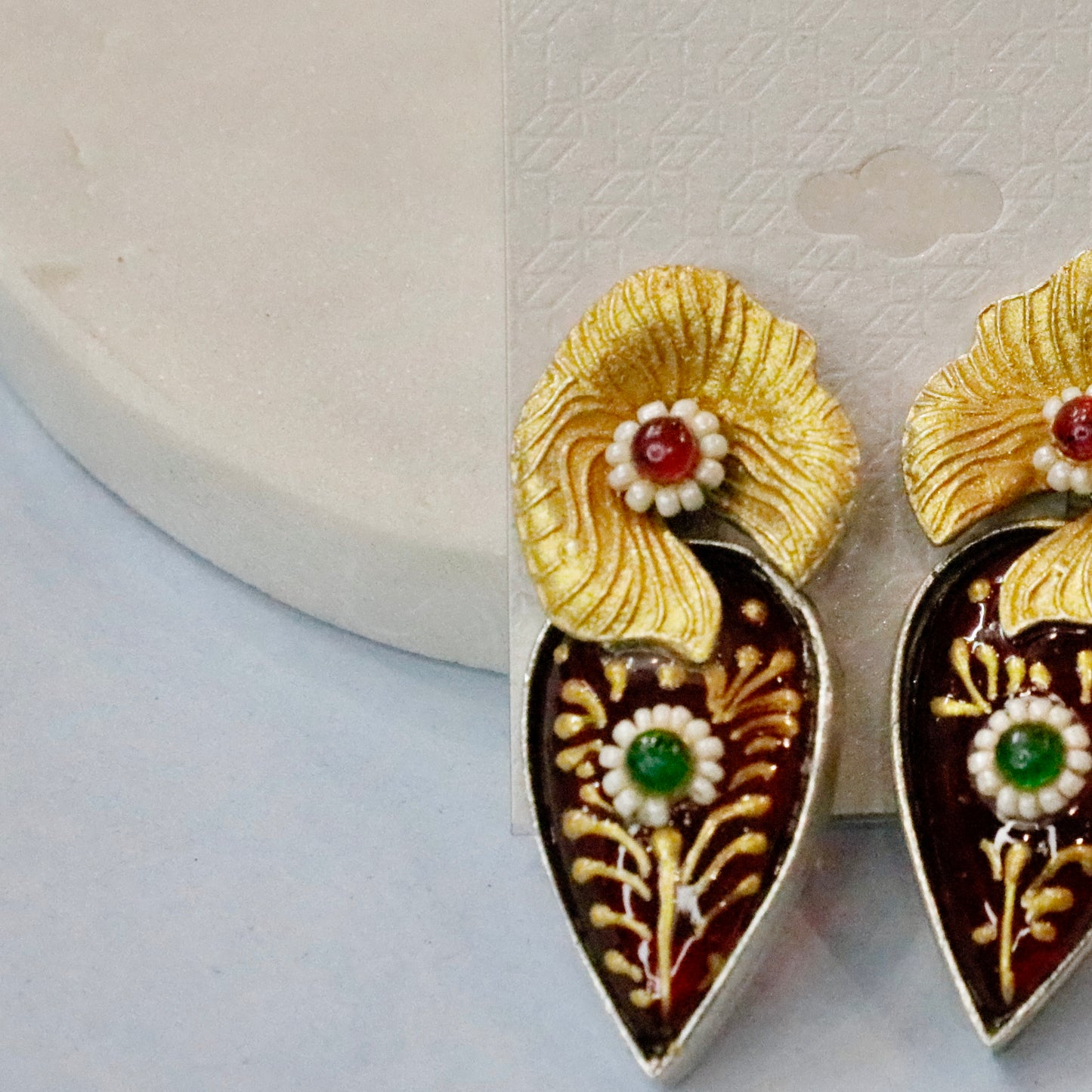 Argala Silver Jhumka Earrings