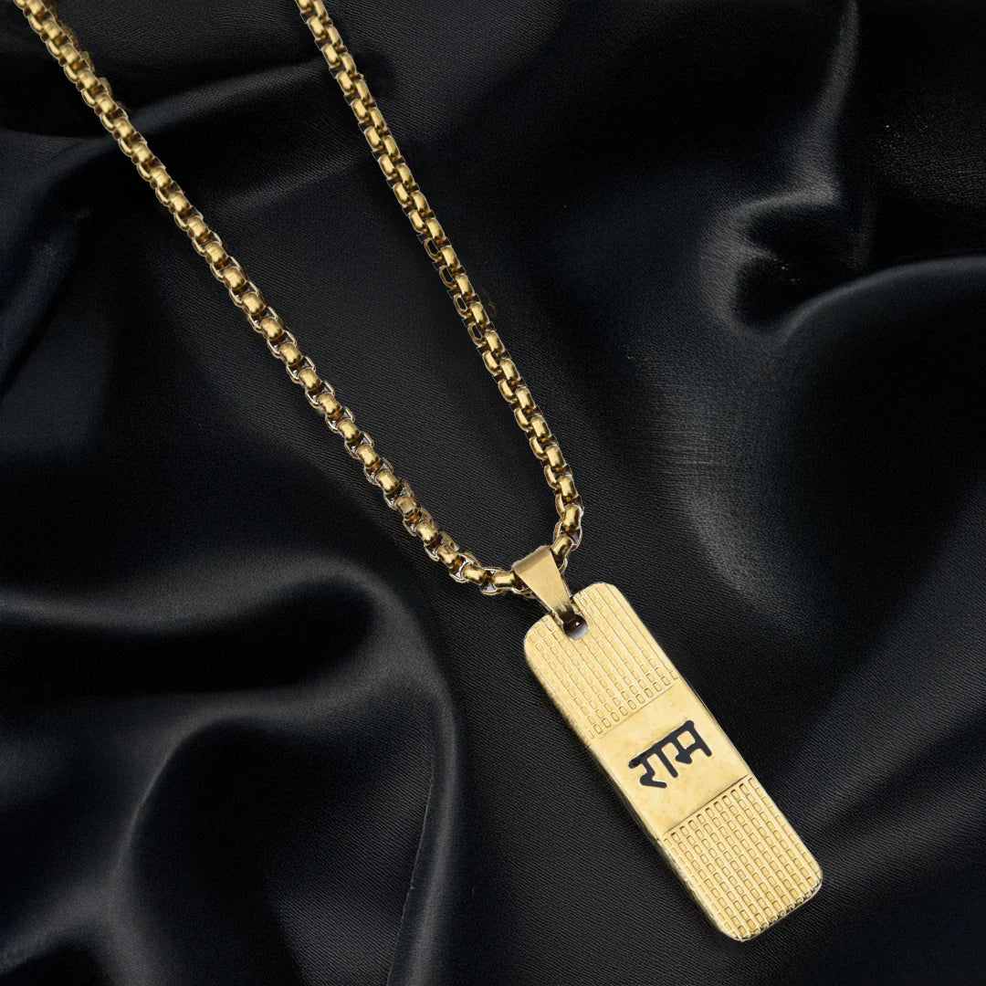 Ram Necklace with Box Chain