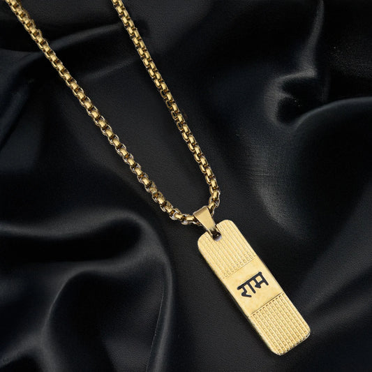 Ram Necklace with Box Chain