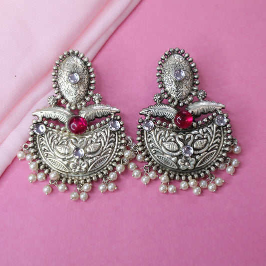 Vajra Kanti Silver Earrings