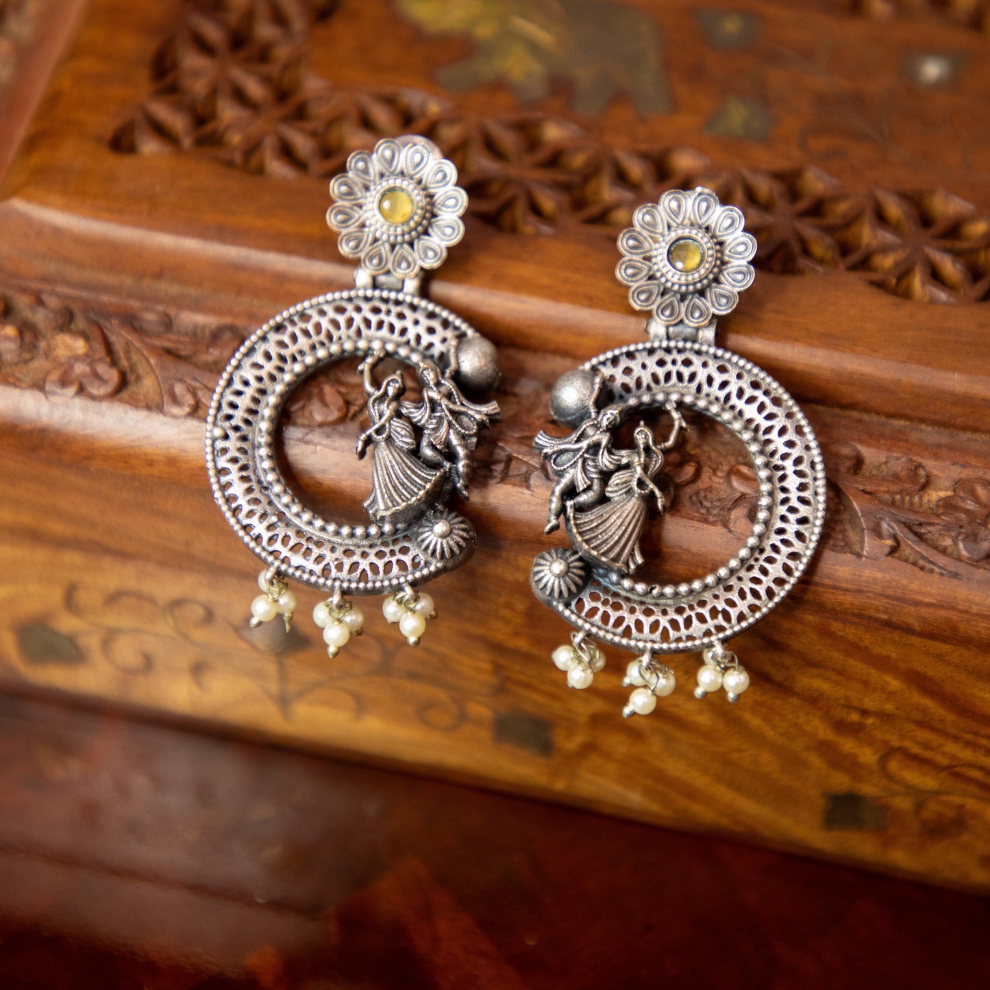 Radha Krishna Earring