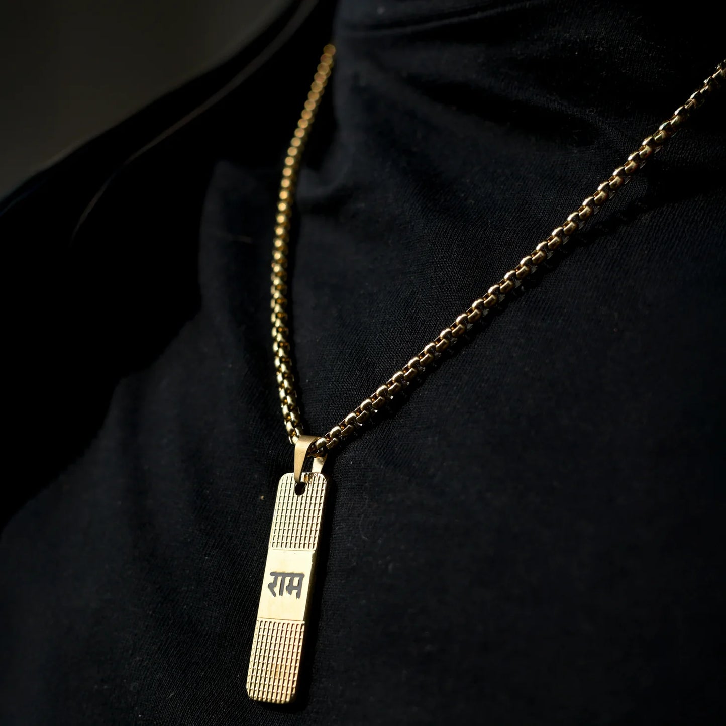 Ram Necklace with Box Chain