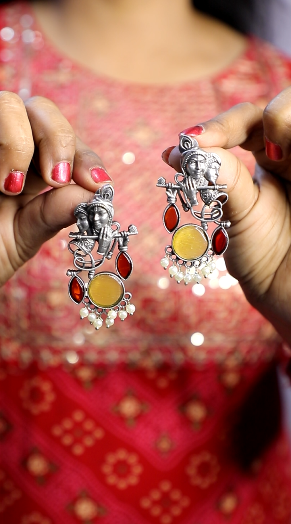 Krishna earrings