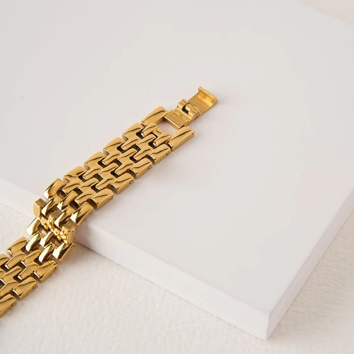 Om Gold Bracelet For Men