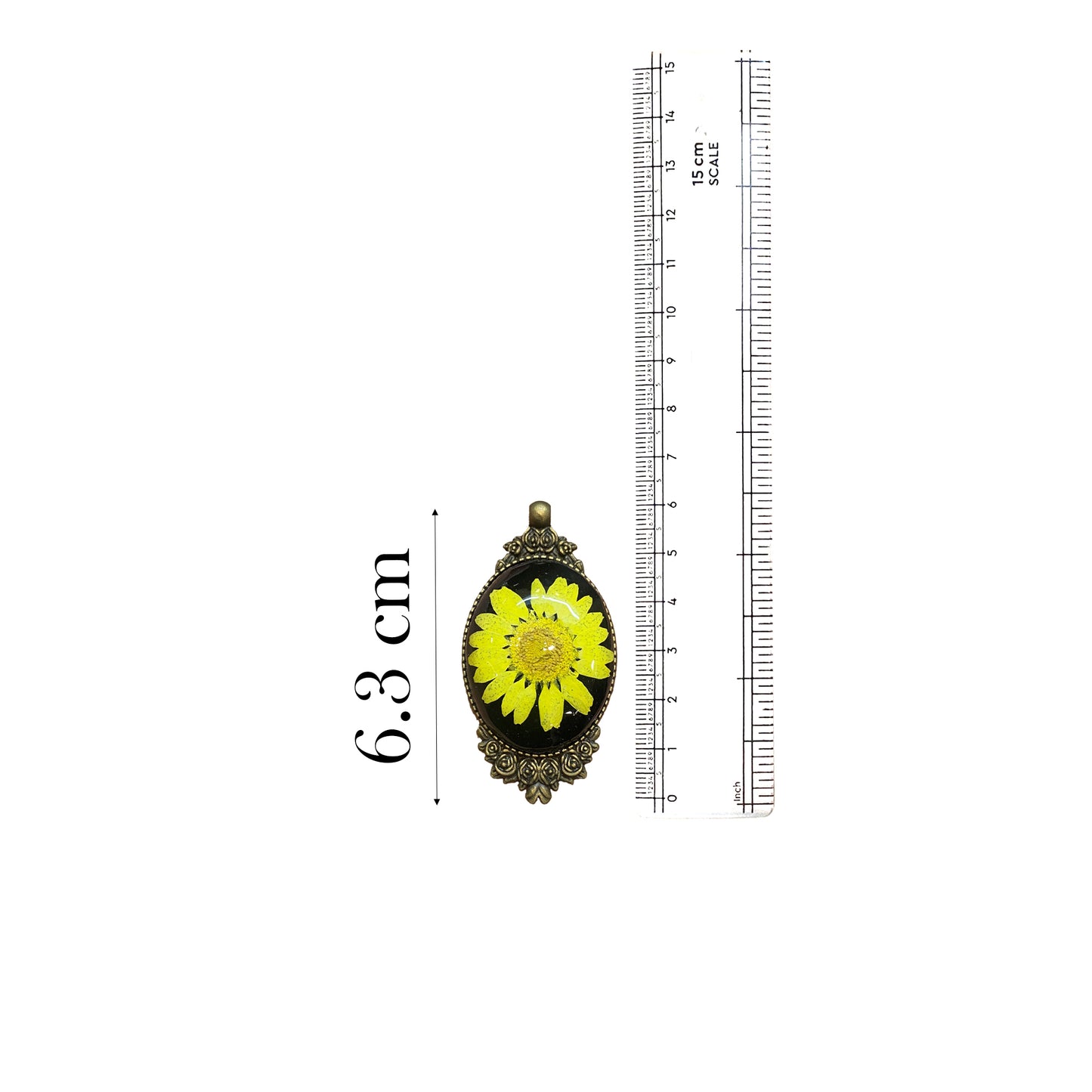 Yellow Daisy Pendant