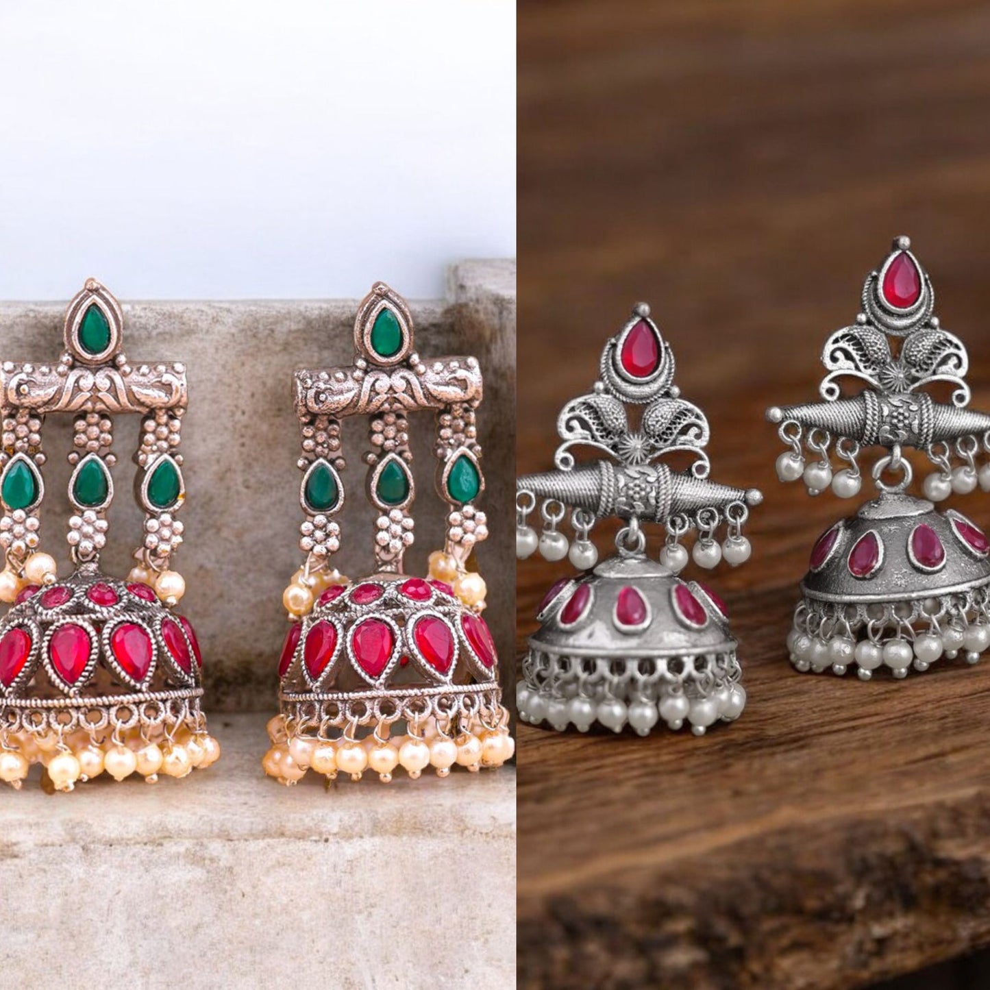 Combo Triveni and Vatsuvit Jhumki