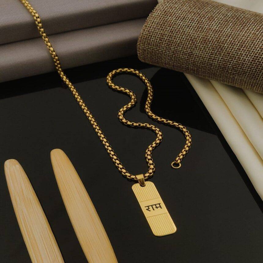 Ram Necklace with Box Chain