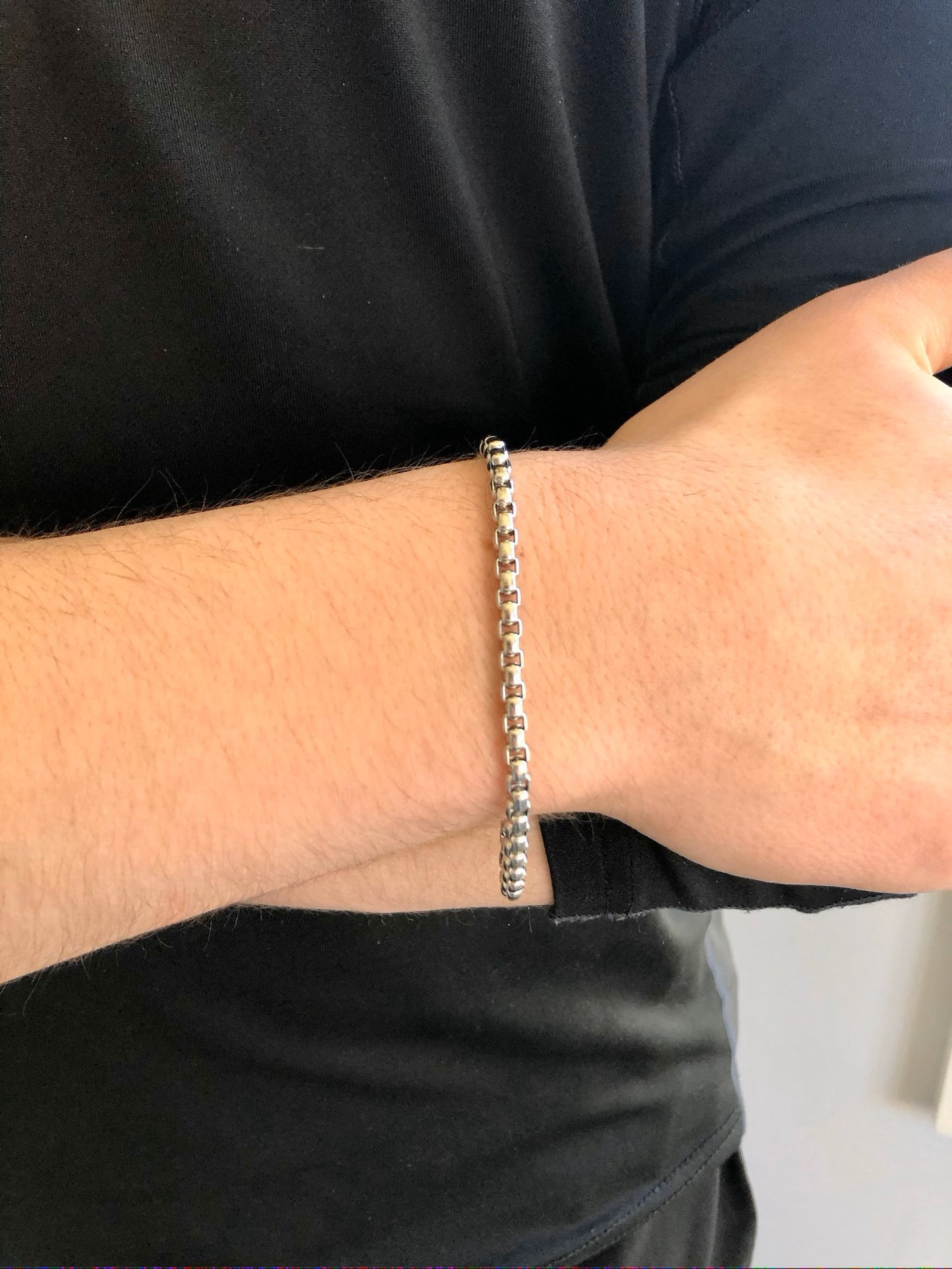 Minimalist Square Rolo Bracelet