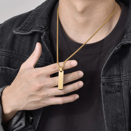 Tag Pendant Golden
