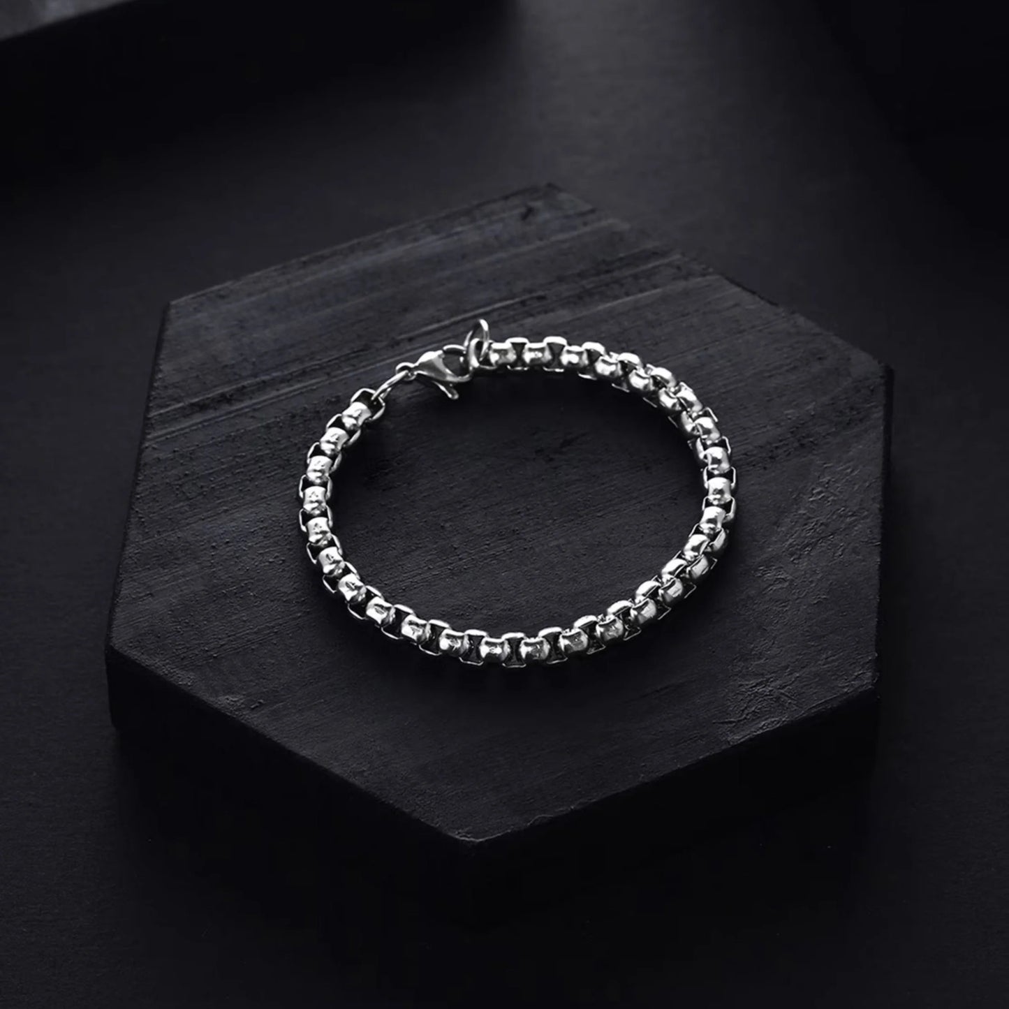 Minimalist Square Rolo Bracelet
