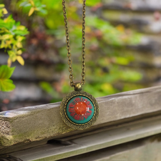 Aster Flower Necklace