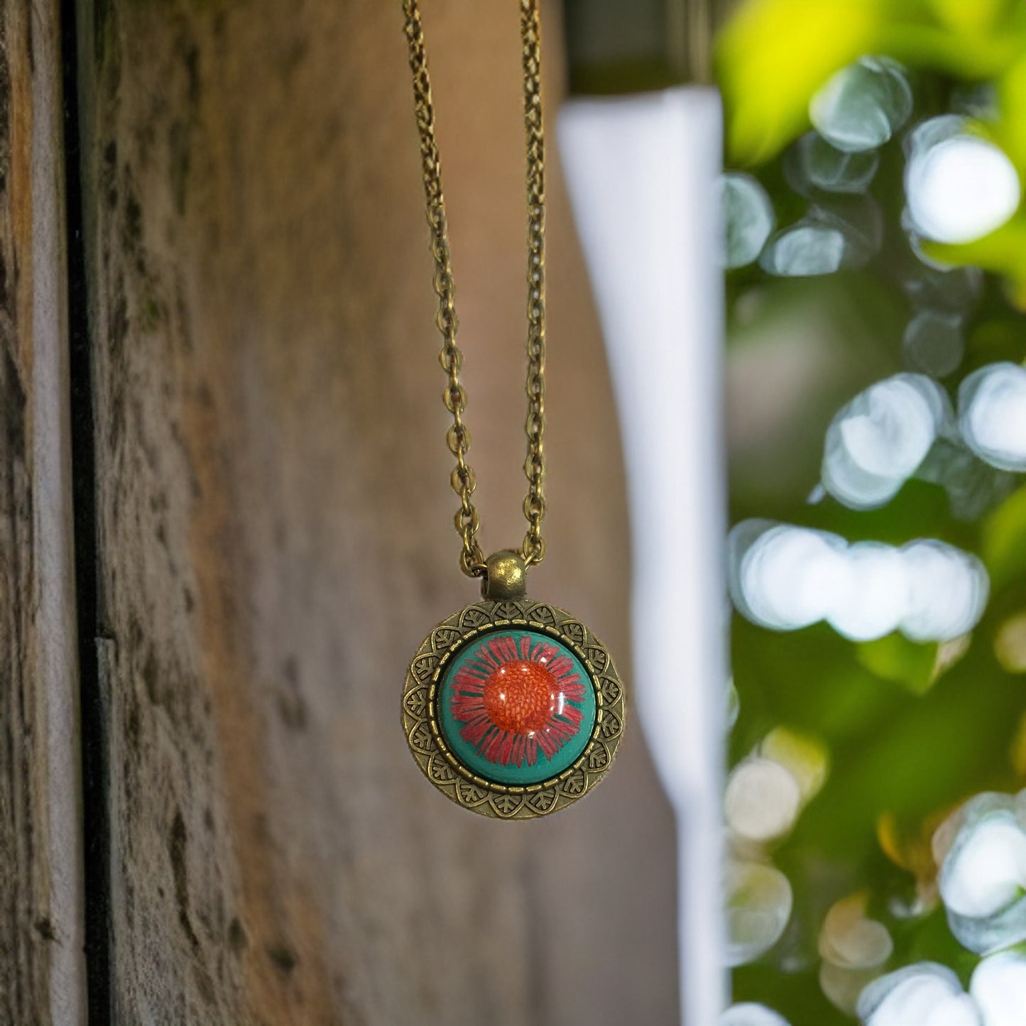 Aster Flower Necklace